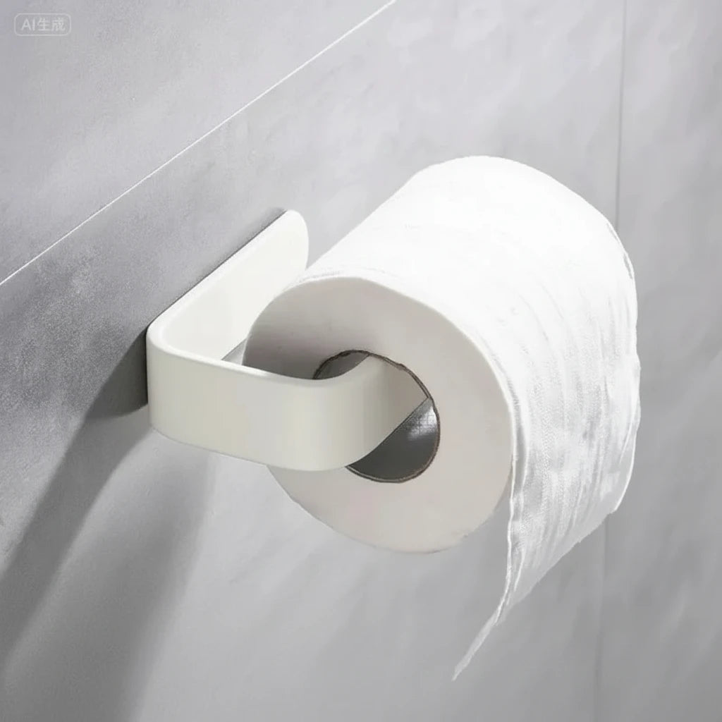 מחזיק לנייר  ללא קידוח – התקנה בהדבקה חזקה